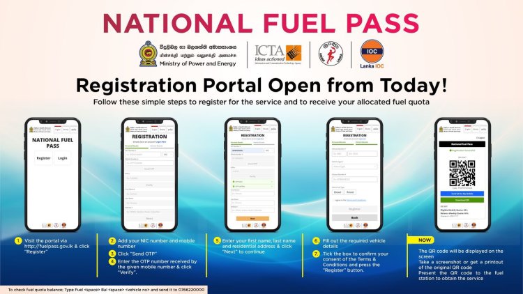 Sri Lanka introduces national fuel pass to ease queues